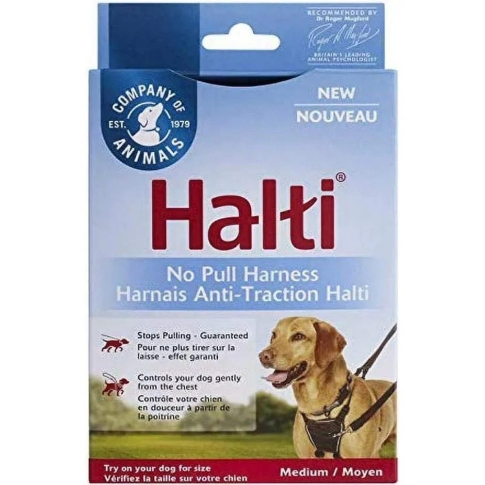 Halti Front Control No Pull Dog Harness Red Black Large Company of Animals